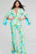 Pant Suit Formal Long Floral Print Pant Suit Multi
