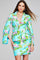 Cocktail Dresses Short Floral Printed Blazer Cocktail Dress Multi