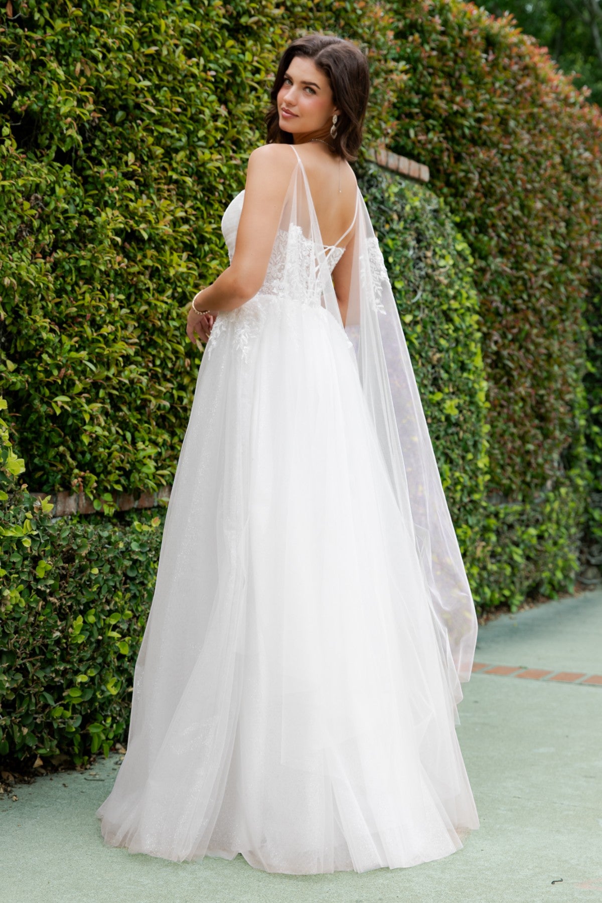 white christmas dresses Cinderella Couture 4217 Long Bridal A Line Corset Wedding Dress