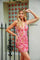 Cocktail Dresses Short Cocktail Sequin Pattern Dress Pink