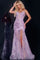 Prom Dresses Long Formal Beaded Applique Corset Prom Dress Lilac