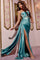 Prom Dresses Mermaid Long Formal Evening Prom Dress Grey/Green