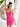 Cocktail Dresses Short Corset Cocktail Dress Neon Pink