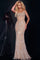 Prom Dresses Long Fitted Beaded Mermaid Prom Dress Champagne