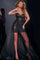 Prom Dresses High Low Formal Beaded Mermaid Prom Dress Black
