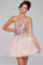 Cocktail Dresses Prom Homecoming Short Beaded Cocktail Dress Pink
