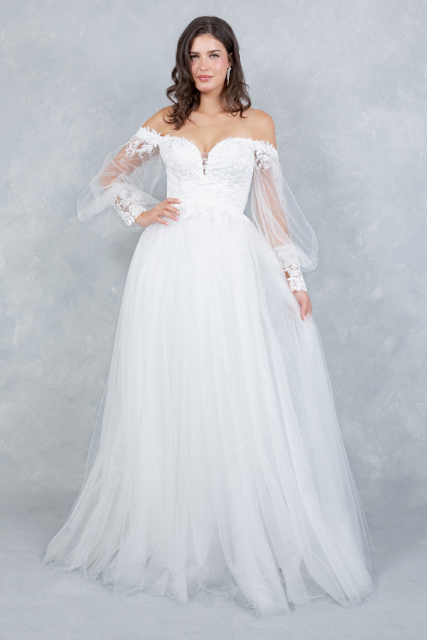 Cinderella Couture 4233 Long Bridal Gown A Line Lace Wedding Dress