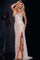 Prom Dresses Long Mermaid Formal Beaded Slit Prom Dress Silver