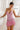 Cocktail Dresses Short Homecoming Fitted Ruffles Dress Pink