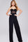 Jumpsuit Long Beaded Corset Formal Jumpsuit Black