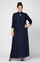 Plus Size Formal Dresses Long Glitter Plus Size Formal Jacket Dress Navy