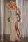 Prom Dresses Fitted Long Formal Evening Prom Corset Dress Nude