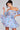 Cocktail Dresses A Line Short Homecoming Printed Cocktail Dress Light Blue