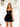 Cocktail Dresses Ruffle Short Cocktail Homecoming Dress Black