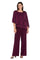 Jumpsuit Long Print Formal Jumpsuit Wine