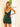 Cocktail Dresses Short Fitted Cocktail Sequin Homecoming Dress Forest Green