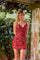 Cocktail Dresses Short Fitted Cocktail Sequin Homecoming Dress Red