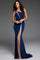 Prom Dresses Beaded Prom Fitted Long Formal Dress Navy