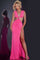 Prom Dresses Prom Long Beaded Fitted Formal Dress Hot Pink