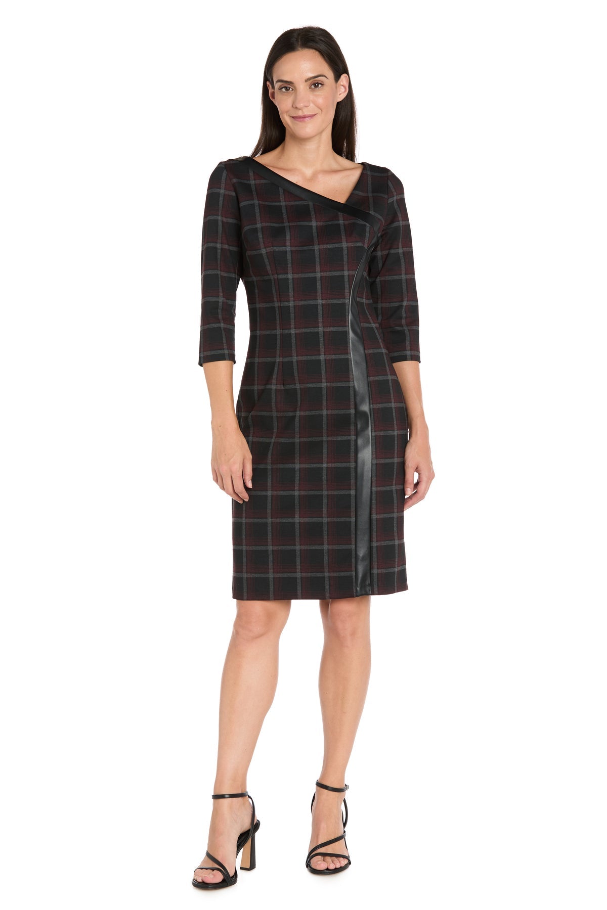 Cocktail Dresses Mini Short Cocktail Dress R&M Richards 4270 Red/Multi
