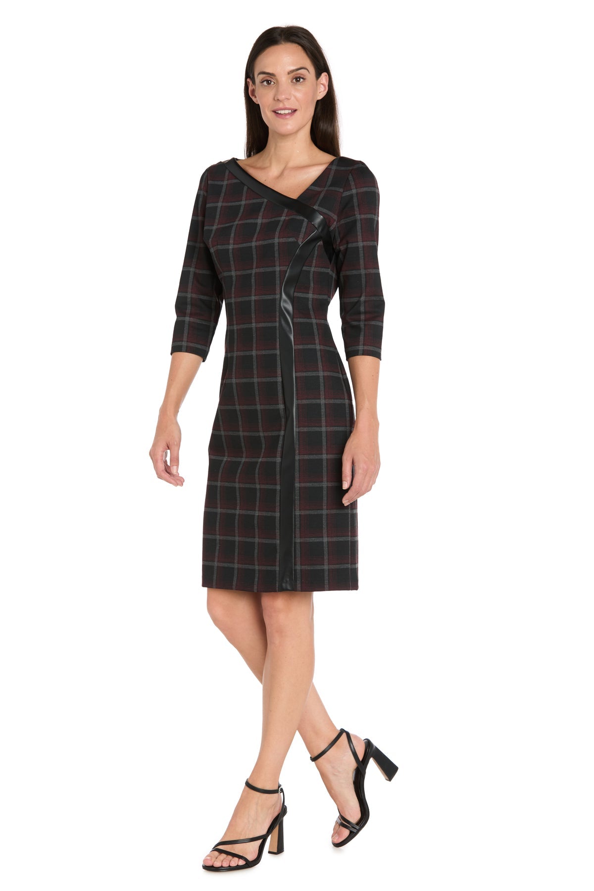 Cocktail Dresses Mini Short Cocktail Dress R&M Richards 4270 Red/Multi