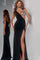 Prom Dresses Mermaid Fit Long Formal Beaded Prom Dress Black