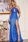 Prom Dresses Fitted Long Formal Sequin Prom Dress Royal
