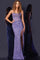 Prom Dresses Prom Long Glitter Formal Fitted Evening Dress Purple