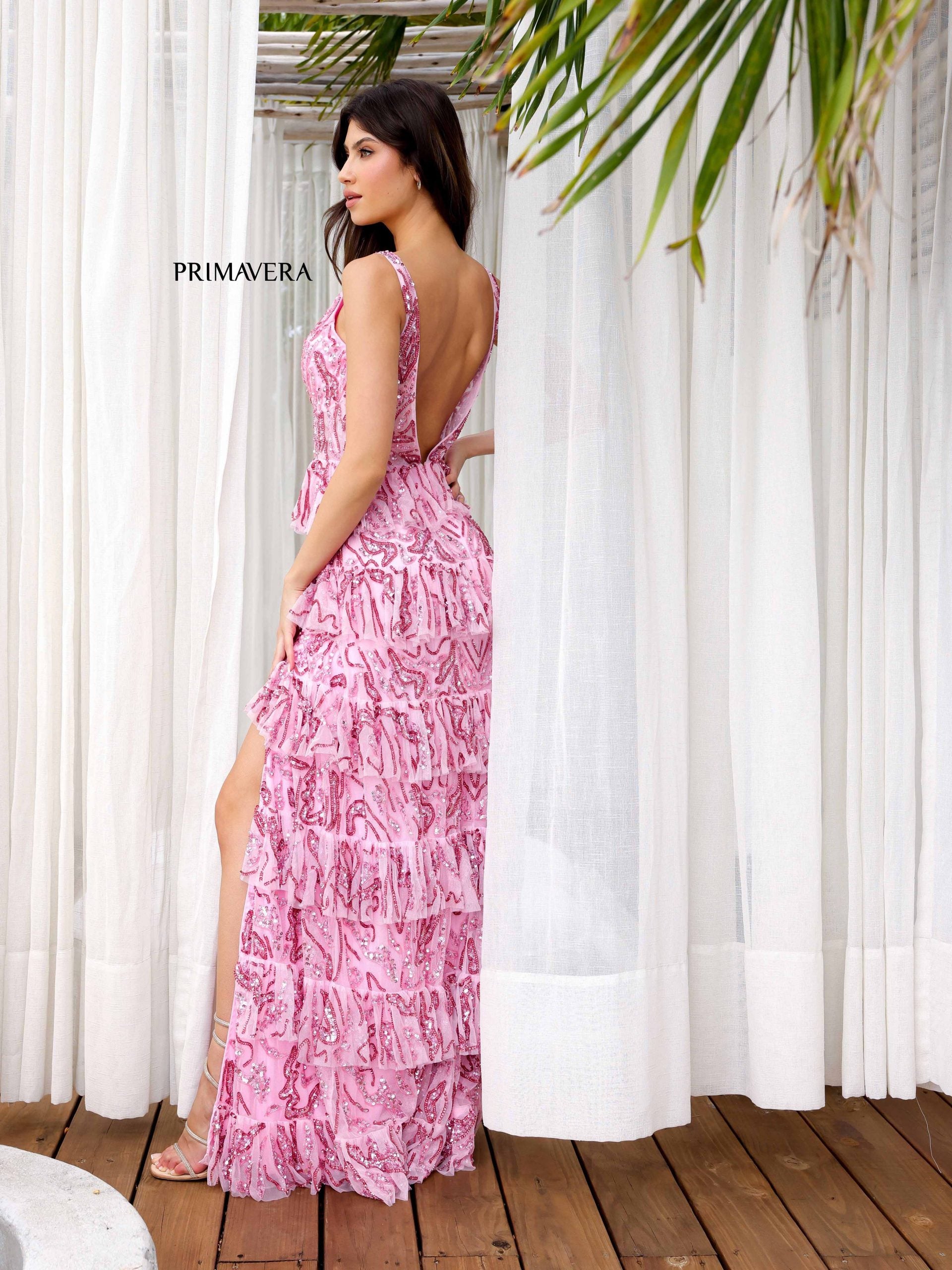 Primavera Couture 4295 Long Formal A Line Prom Dress