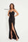 Prom Dresses Prom Fitted Formal Long Beaded Dress Black