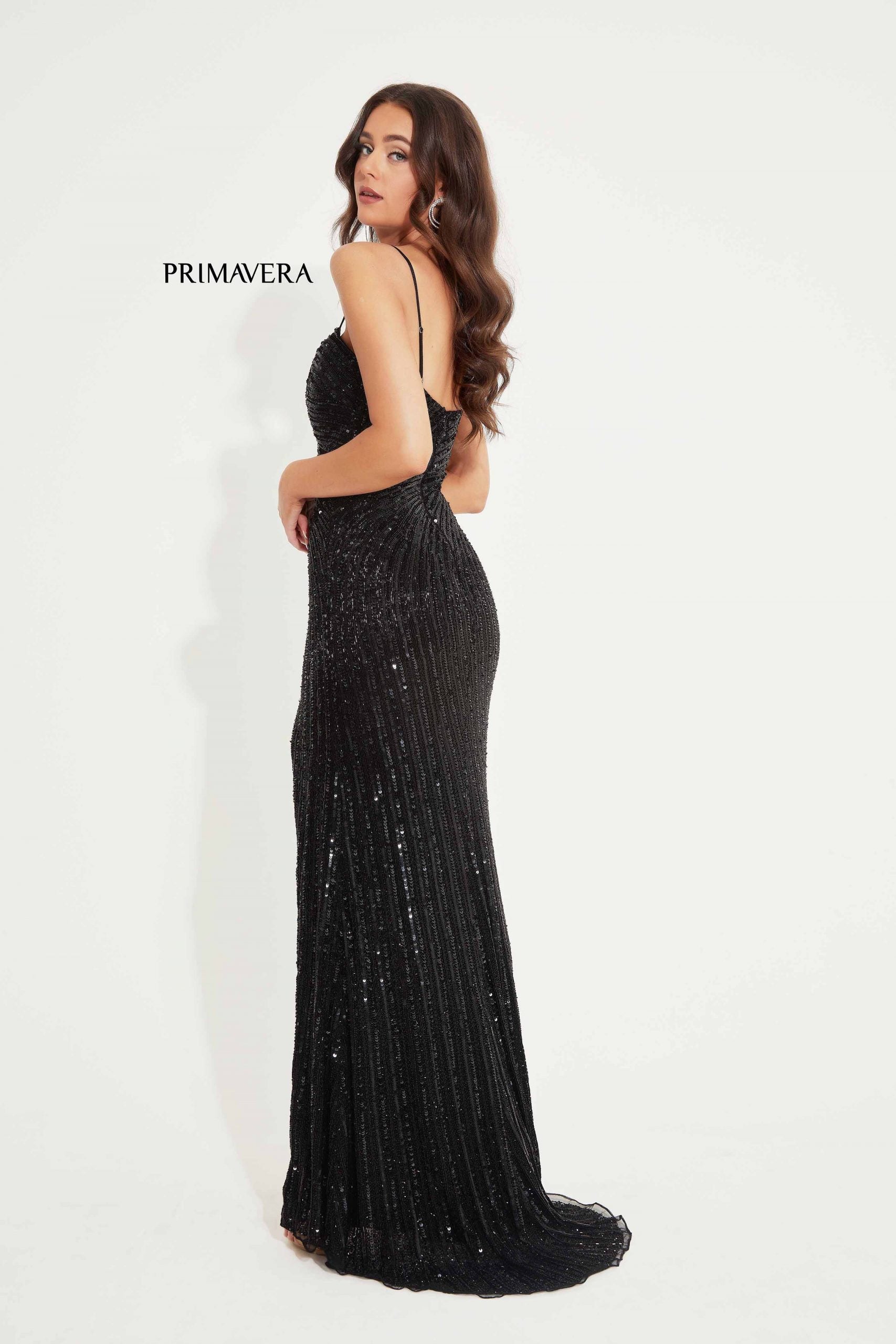 Primavera Couture 4296 Prom Fitted Formal Long Beaded Dress