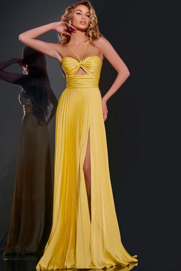 jovani yellow sequin dress Jovani 06469 Size 4 Yellow Ombre Prom Dress Sequin One Shoulder Mermai