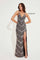 Prom Dresses Beaded Long Formal Fitted Prom Dress Black