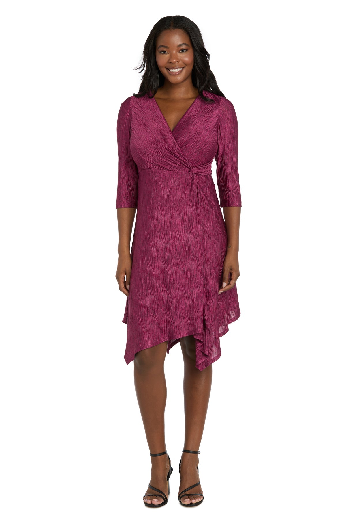 Formal Dresses Short Cocktail Ruffle Dress Mulberry