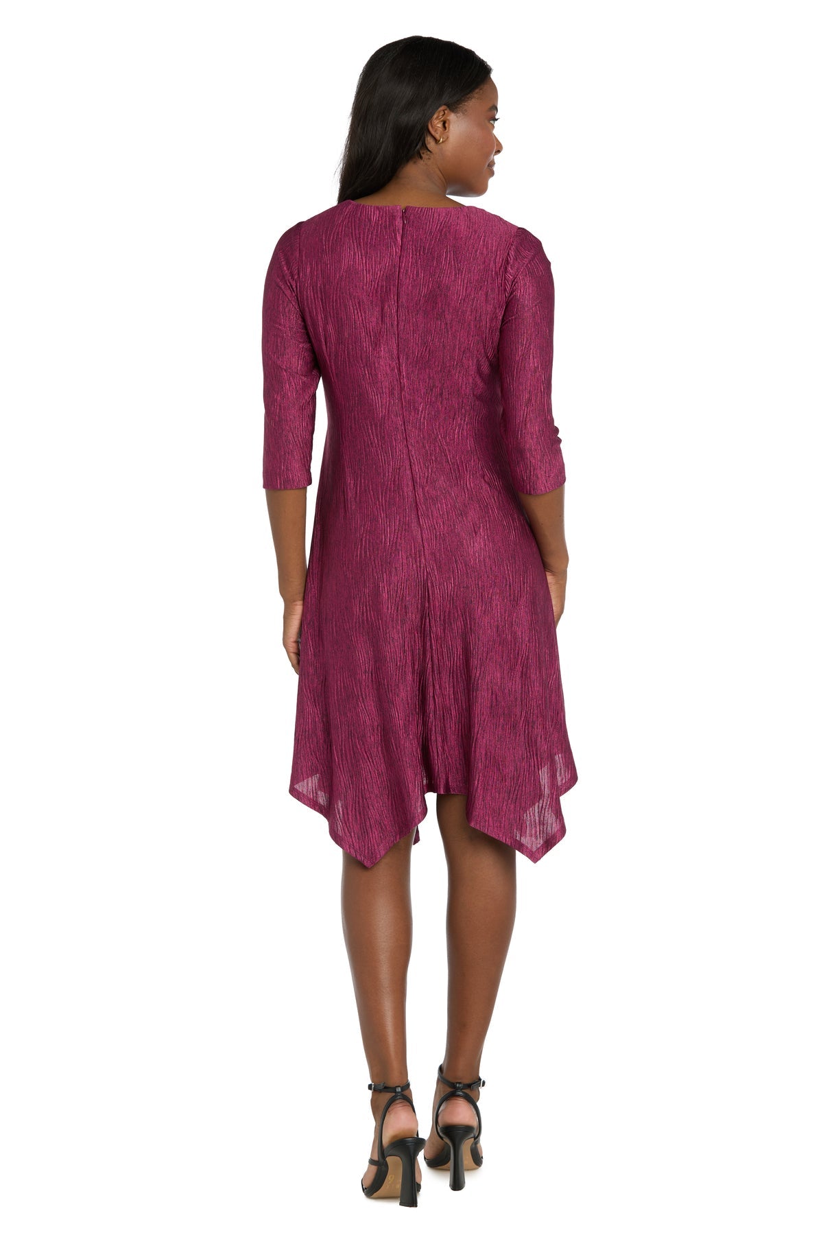 Formal Dresses Short Cocktail Ruffle Dress Mulberry
