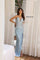 Prom Dresses 4301 Sequin Long Formal Slit Prom Dress Powder Blue