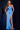 Prom Dresses Glitter Long Formal Fitted Evening Prom Dress Blue