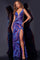 Prom Dresses Long Beaded Iridescent Sequin Formal Prom Dress Iridescent Purple