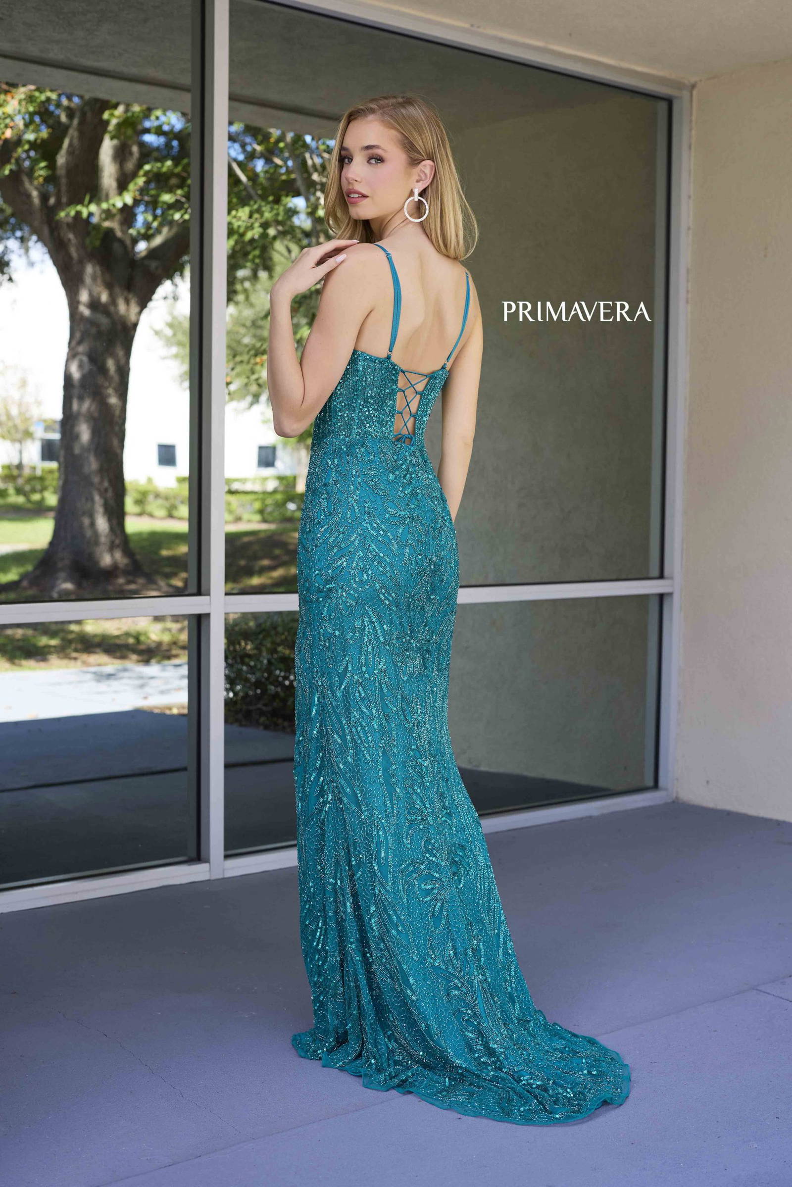 Primavera Couture 4306 Prom Formal Long Sequin Dress