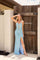Prom Dresses Beaded Long Sequin Prom Formal Evening Dress Powder Blue