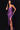 Prom Dresses High Low Metallic Ruffle Prom Dress  Purple