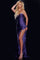 Prom Dresses Long Formal Mermaid Slit Prom Dress Purple