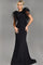 Formal Dresses Fitted Long Formal Mermaid Evening Dress Black