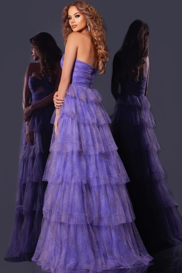 Prom Dresses Long A Line Halter Formal Gown Prom Dress Purple
