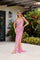 Prom Dresses Long Formal Prom Fitted Evening Dress Pink