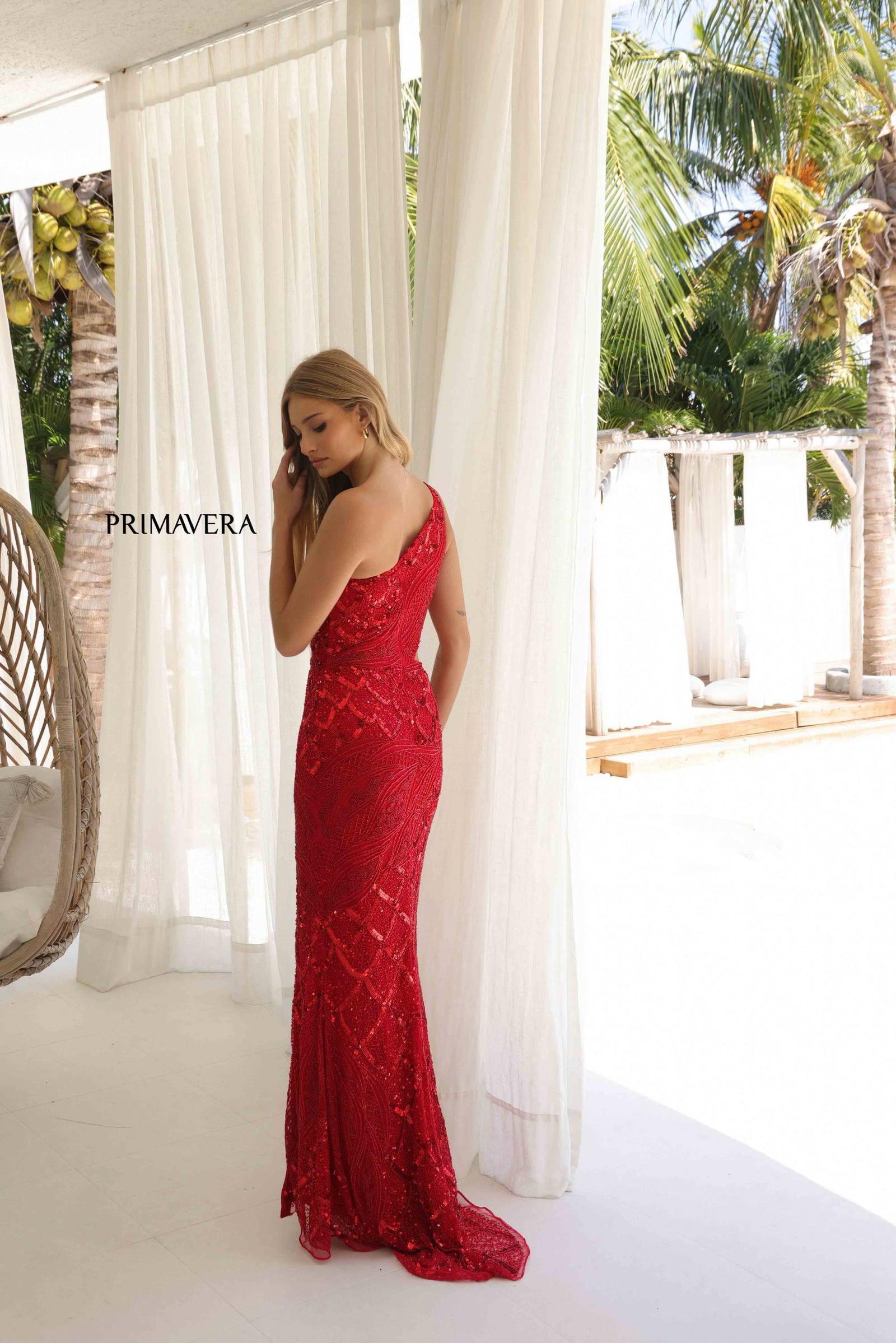 Primavera Couture 4329 Long Formal Slit Prom Dress