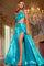 Prom Dresses Long Metallic Formal Evening Prom Dress Turquoise