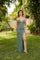 Prom Dresses Beaded Long Floral Formal Prom Dress Sage Green