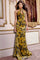 Prom Dresses Long Printed Formal fitted Prom Dress Olive