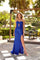 Prom Dresses Long Slit Prom Formal Evening Sequin Dress Royal Blue